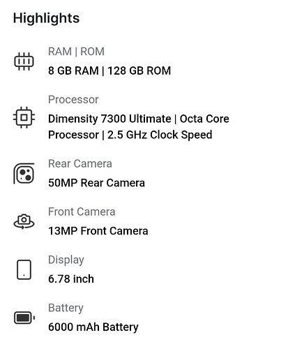 Tecno Pova 7 Features