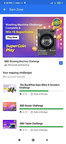 Flipkart Washing Machine Challenge
