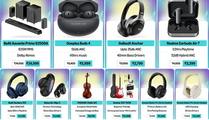 Amazon Mega Music Fest Banner 2