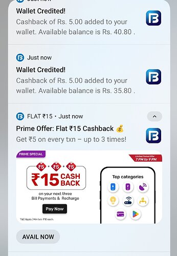 Bajaj Finserv Credit Card Bill Payment Offer