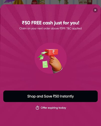 Swiggy ₹50 Off Offer
