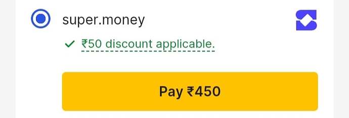 SuperMoney Flipkart Offer Proof