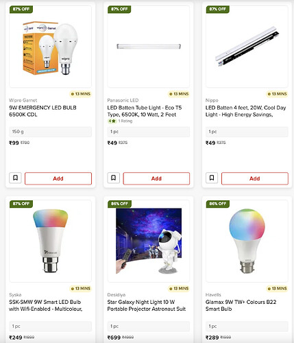 BigBasket LED Deals
