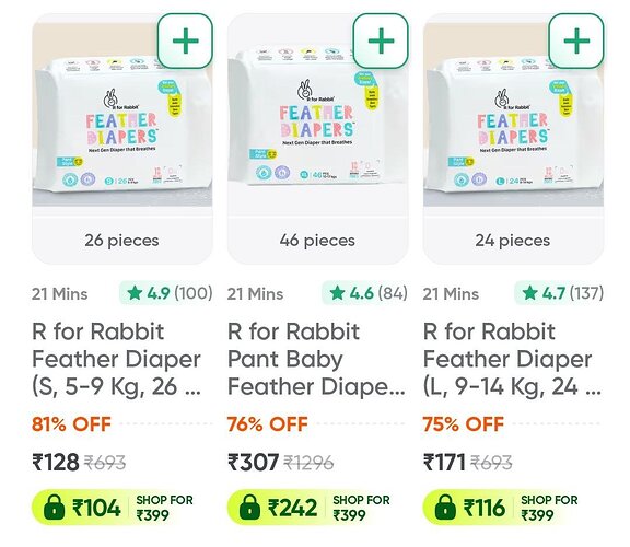 R for Rabbit Diapers Offer 2