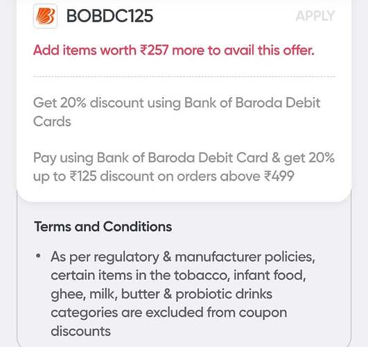 Swiggy Instamart Offer