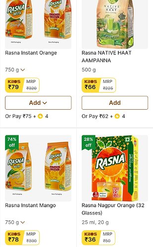 Rasna Instant Drink Mix Deal