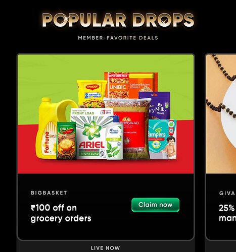 CRED Bigbasket Offer Details