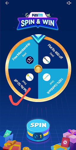 Paytm Spin & Win Coupon Reveal