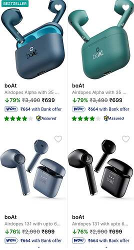 BoAt Airdopes Earbuds