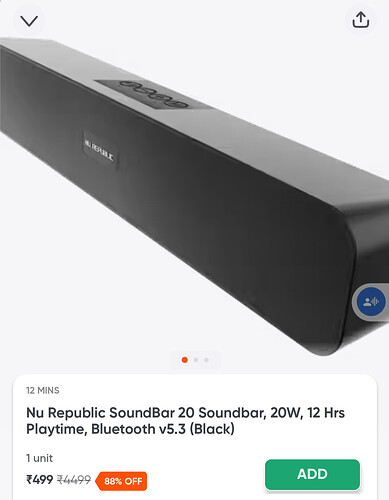 Nu Republic SoundBar 20