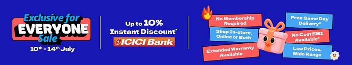 ICICI Bank Discount Banner