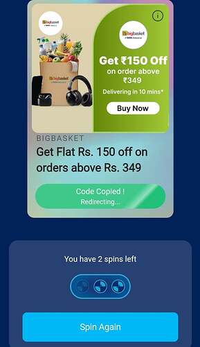 BigBasket Paytm Offer