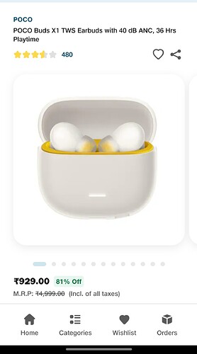 POCO Buds X1 TWS Earbuds Deal