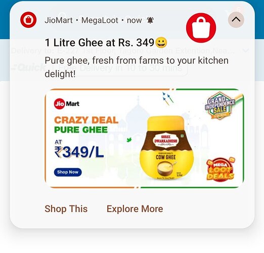 Shree Dwarkadhish Ghee Offer
