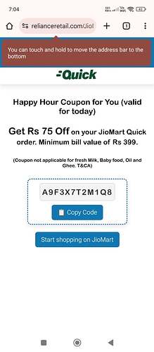 Jiomart Happy Hour Offer