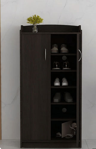 Amro Dark Wenge Shoe Stand by Pepperfry