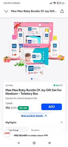 Mee Mee Baby Bundle of Joy Gift Set