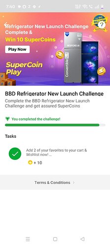 Challenge completion proof