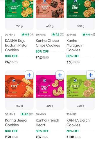 KANHA Cookies Swiggy Instamart Deal