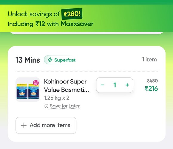 Kohinoor Super Value Basmati Rice