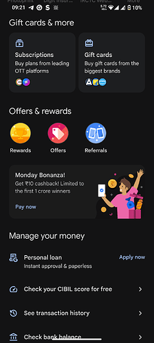 Check Offer Visibility on Google Pay