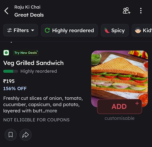 Chicken and Paneer Roll for 10 Rs