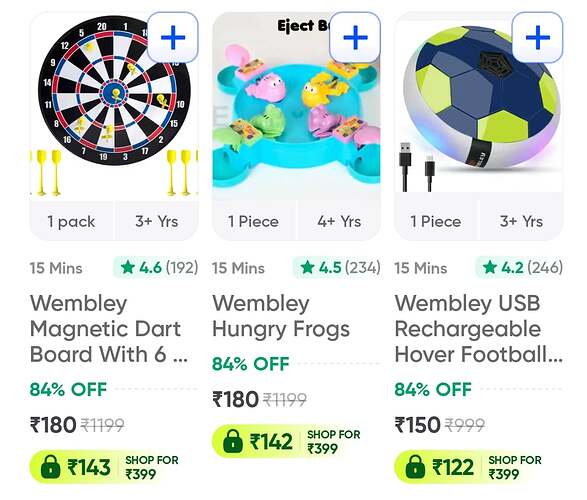 Wembley Toys Offer 2
