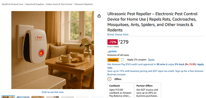 Ultrasonic Pest Repeller