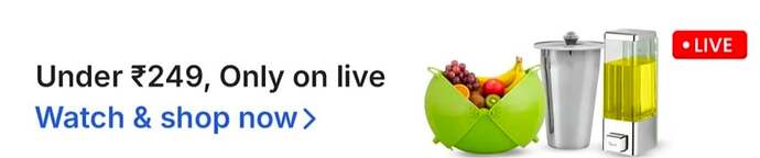 Flipkart LiveShop Home Decor Offer