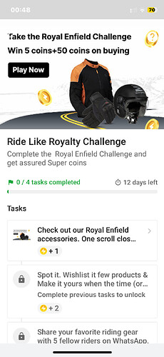 Flipkart Ride Like Royalty Challenge Rewards