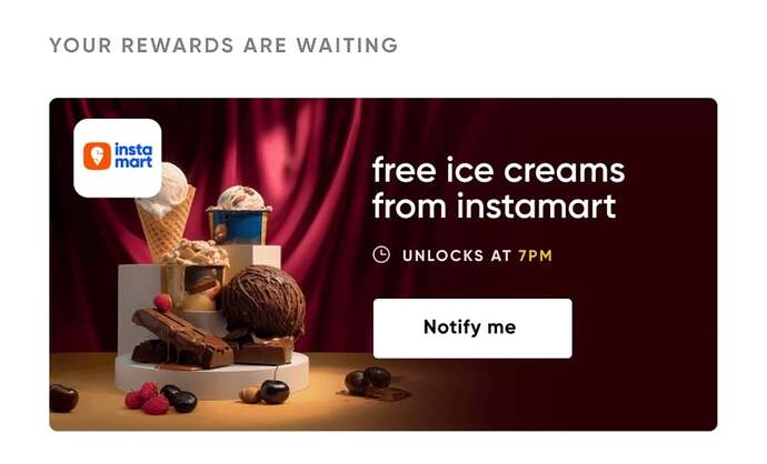 Cred Free Ice Creams Instamart
