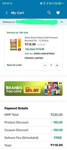 JioMart 50% Off Deal