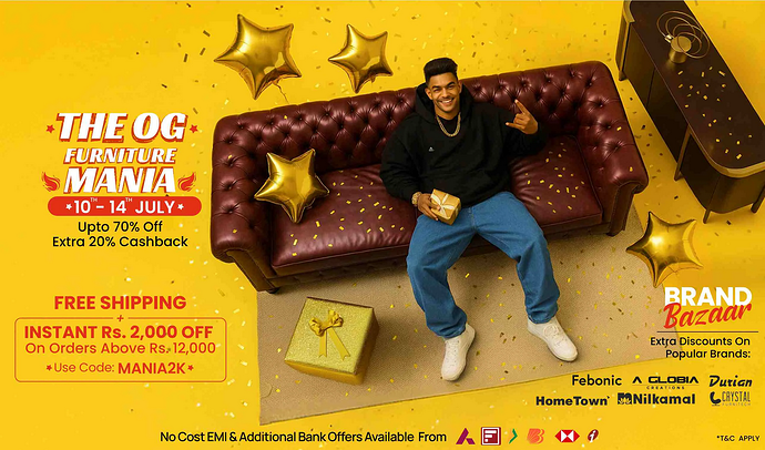 Pepperfry Furniture Sale