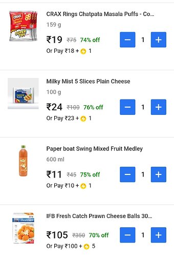 Variety of Dairy Products on Flipkart Minutes