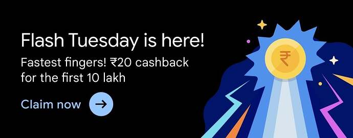 Google Pay Offer Banner