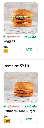 Burgrill ₹9 Deal Proof