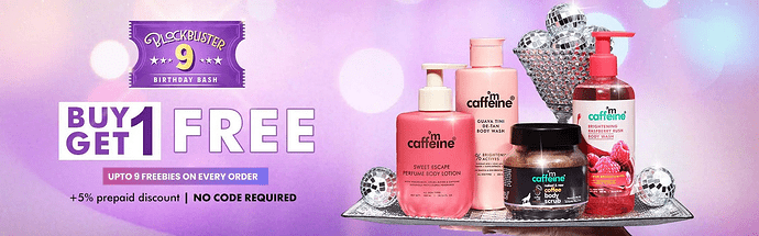 Mcaffeine Birthday Sale