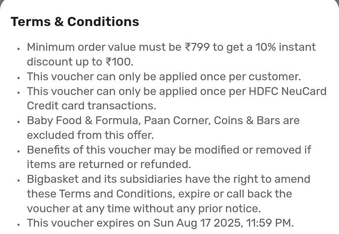 BigBasket NeuCards Offer Banner 2
