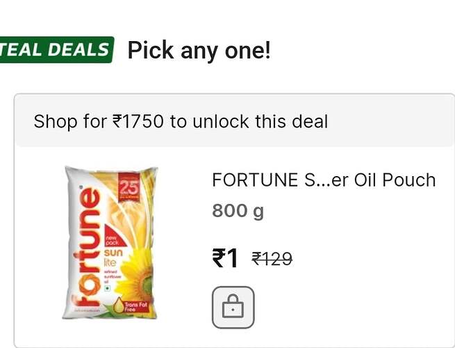 Flipkart 1 Rupee Deals