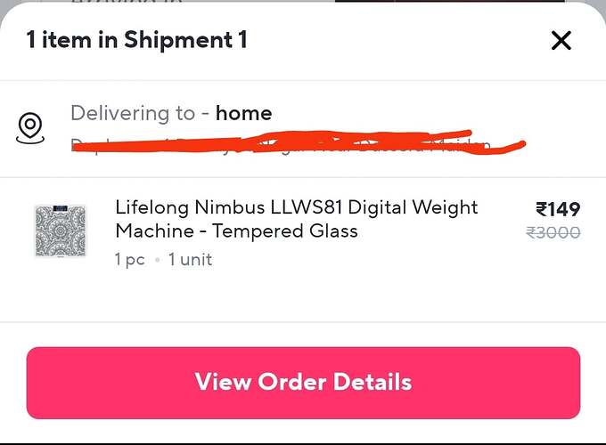 Lifelong Nimbus LLWS81 Digital Weighing Scale
