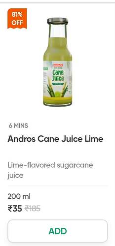 Andros Cane Juice offer image 2
