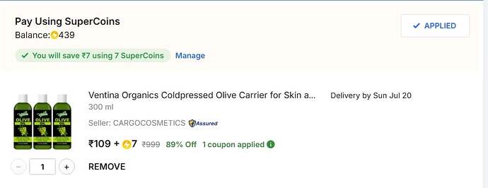 Ventina Organics Olive Oil Deal