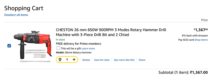 CHESTON Rotary Hammer Drill