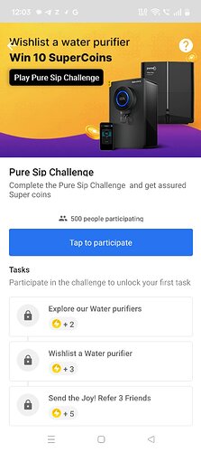 Flipkart Pure Sip Challenge