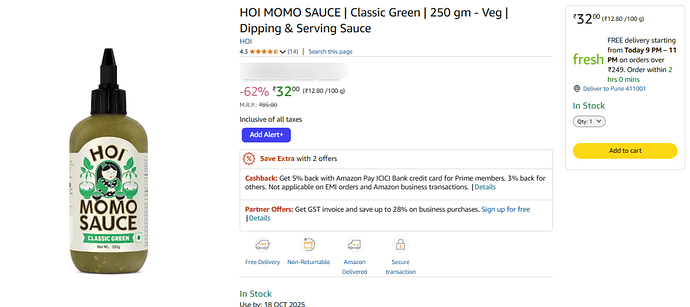 HOI MOMO SAUCE