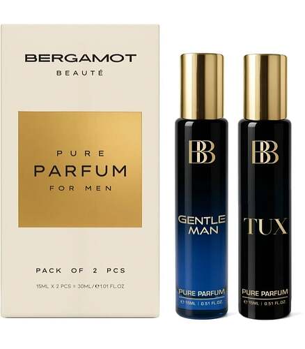 BERGAMOT BEAUTE Gentleman & TUX Luxury Perfume Gift Set for Men