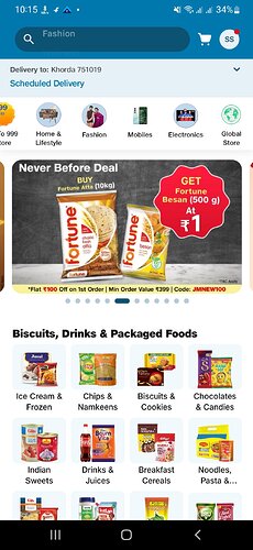 JioMart Fortune Atta & Besan Deal