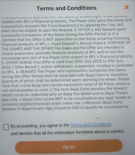 Bajaj Finserv Spin & Win Game Screenshot 3