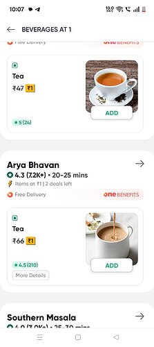 Swiggy Instamart Re 1 Beverage Offer Screenshot 2
