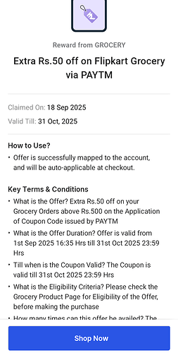 Flipkart Discount Code Example